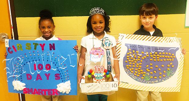 Bolivar Elementary First Grade Celebrates 100 Days The 1st place winner was Cirstyn Harris, 2nd place Jaci Murphy, and 3rd place Ian Chandler.
