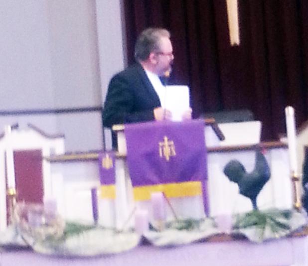 Rev. David Harstin was the Holy Thursday guest speaker at Bolivar First United Methodist Church. FUMC was the host church for daily noon services during Holy Week. “This is a celebration of Jesus’ journey to the cross and beyond,” said Dr. Angela Harris, pastor, as she welcomed visitors. Rev. Harstin’s message revolved around Jesus’ arrival into Jerusalem on Palm Sunday as related in Matthew 11: 1-10. During the final portion of his message Rev. Harstin stated, “The best way to proclaim the Gospel is by liv