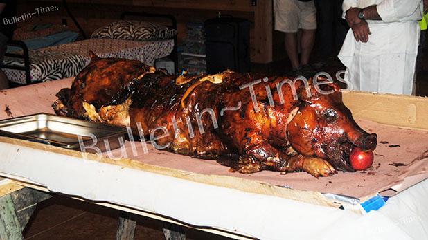 A whole hog was the main course for the first camp at the Lone Oaks 4-H and Rural Conference Center of Tennessee.