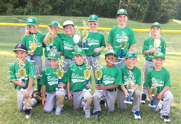 Photo front row left to right: Jaxson Faulk, Keaton Overton, Bryce Madden, Tojo Young, Wyatt Sparks, Caden Dorris. Back row: Tripp Malone, Devin Woods, Caden Crabb, Teegan Diffee, Trevor Gilliam, and Neyland Hodge. 