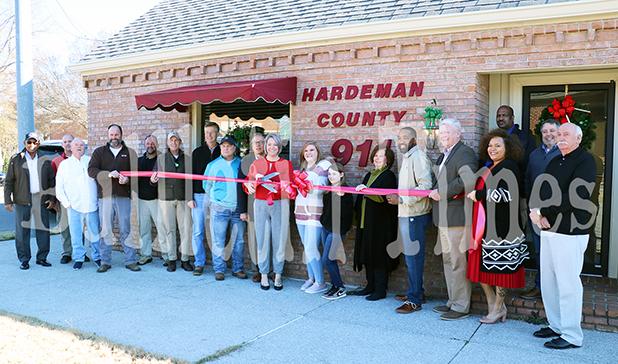 The Hardeman County 911 Building officially opened with a ribbon cutting on December 22. Hardeman County 911 moved to the location at 120 N. Washington Street in August. Previously, dispatch for the county was handled in the Hardeman County Criminal Justice Center.