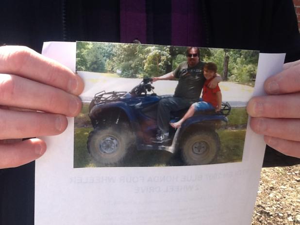 Hornsby resident David Hurst said his blue 2007 Honda Rancher was stolen October 20, 2014 and he is offering a reward for the individual with information leading to the arrest and successful prosecution of the individual(s) responsible Article Image Alt Text