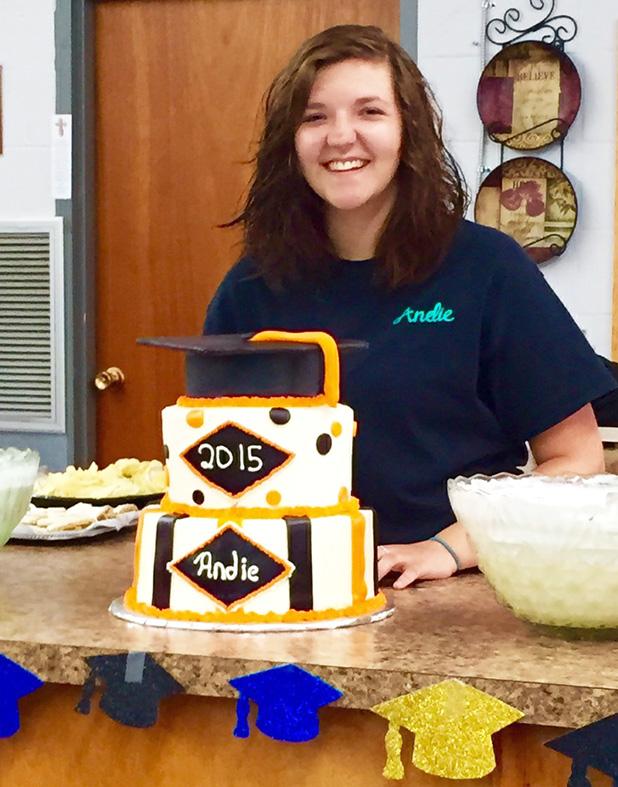 Seever honored with reception Andie Seever, 2015 graduate of Middleton High School, is pictured at a reception in her honor.