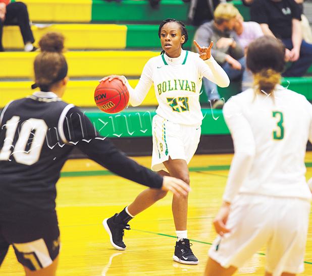 Bolivar Hosting District Tournament Both Bolivar Central Basketball teams reached the semifinals of the District 15AA tournament with wins on Monday and Tuesday. Bolivar is hosting the district tournament for the first time since 2003. For more Sports, see A12-13. Photo of Nakidra Champion by Heather Pulse.