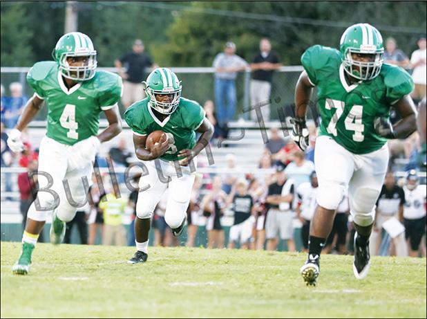 Drek Lewis ran for 240 yards on 14 carries and scored three touchdowns. Photo by Nicka Smith. Tigers Get First 4-0 Start in the 21st Century