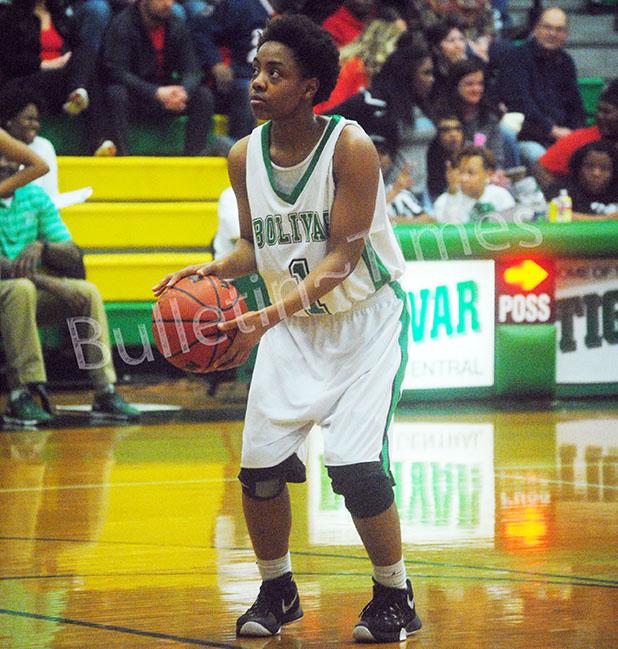 Bolivar ladies split a pair of games at home Kenylsha Bryant shoots a free throw during Bolivars loss to Lexington.