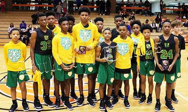 Bolivar Middle School (in no particular order): Jamarion Anderson, Jakobe Cross, A’Ryan Spencer, Tamarcus Smith, and Adaylan Cross, Kevin Pugh, Jr., Christian McCarley, Jakarian Blakemore, Kylan McNeal, Josiah Clark, Quinterous Turner, Dre’Tavous Turner, Jaylan Beard, Quaderious Gaines, Jabari McClellan,