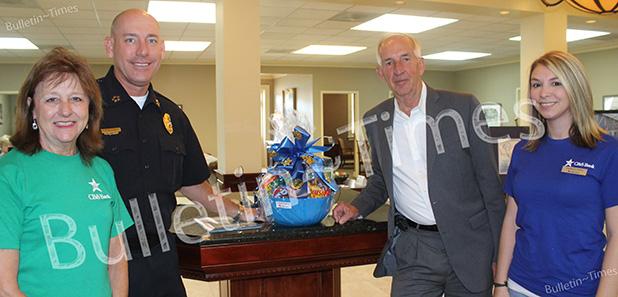 CB&S Bank says ‘Thank You’ CB&S Bank showed their appreciation for local law enforcement across the county by providing baskets on Friday in honor of “Thank A Cop” day