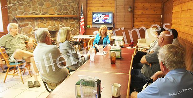 Blackburn meets with constituents in Bolivar Congressman Marsha Blackburn met with constituents in Bolivar to discuss current issues and concerns they have.