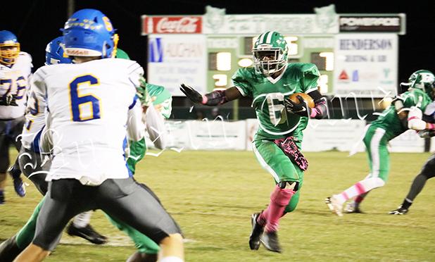 Tigers Get Region Win Jar Lewis ran for 55 yards on four carries and a touchdown and added 10 tackles, five of them for losses and 2.5 sacks to earn the Vaughan Oil Player of the Game along with McMahan. Photo by Ginger Tester