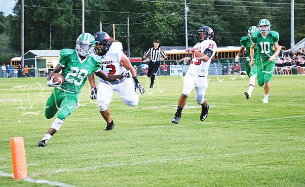 Football Teams Fall on Opening Night Photo by Ginger Tester