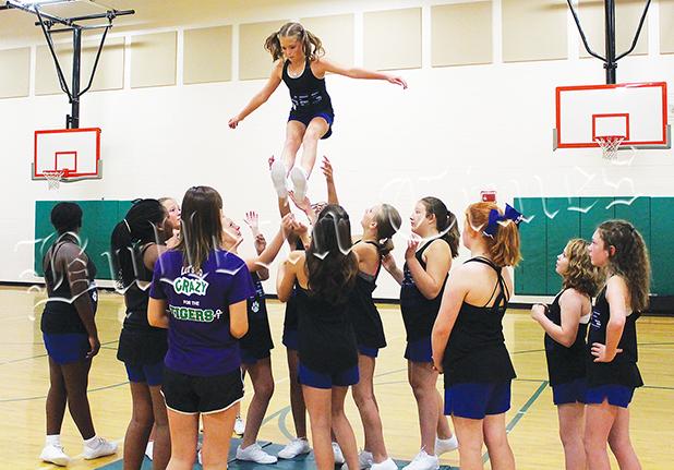 Cheer Camp at Bolivar Elementary School Photo by Jessica Simmons