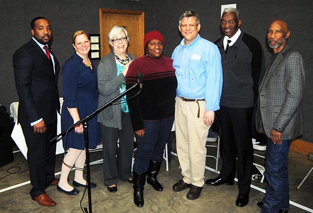 Black history banquet goes on in spite of weather The cast of “Murder at the Museum”: (l-r) Julian McTizic (sound effects), Hollie Teubner, Monita Carlin (writer, director), Juanita Bowden, Robbie Sipes, Oscar Cheshier, Walter Bowden Jr.