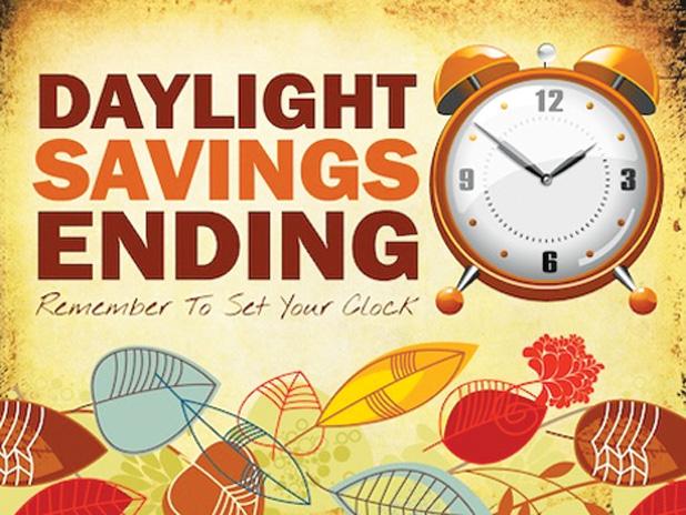 Fall Back 2014 begins Sunday, November 2. Set your clocks  back one hour  at 2 a.m. Sunday.