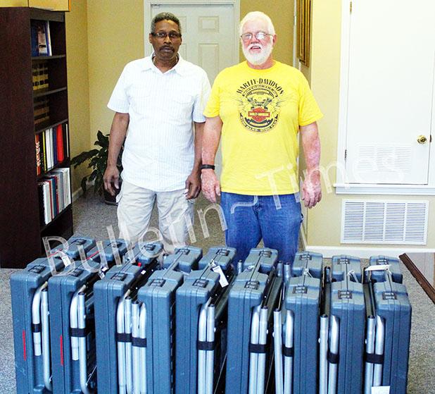 Hardeman County voting machine technicians Greg McQueen and Mac O’Daniel were on hand July 13 to approve the machines for voting on July 15. McQueen, a Democratic party appointee and O’Daniel, a Republican appointee are selected by the five-member Hardeman County Election Commission. Early Voting Begins in Tennessee