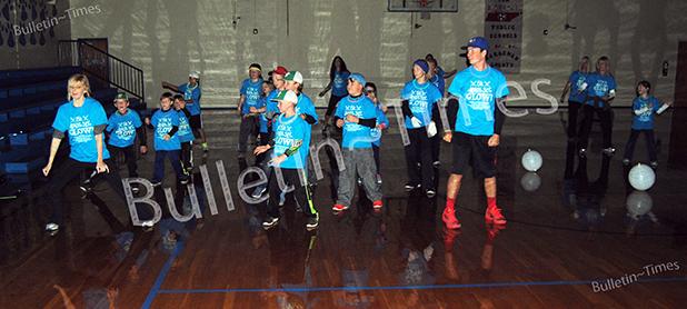 West Tennessee travel baseball team holds fundraiser The Glow Run fundraiser for the West Tennessee Indians 9U travel baseball team included a glow in the dark Zumba party.