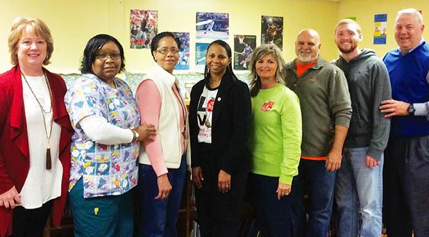 Lisa Raines, Sherry Hoyle, Sandra Cheairs, Linda Buggs, Mary Nell Jackson, George Ellis, Zachary Pickle, Warner Ross. CPR team members not pictured - Brian Lake, Tina Riehl, Kim Ross, Ashley Ervin-Henry 