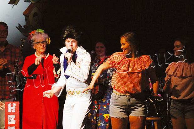Hardeman County Hee Haw Announces Show Dates Chase Antwine as Elvis entertains. Photo by Paul Steinsultz.