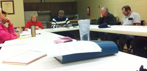 Pictured Hornsby Aldermen and Mayor Mack Carter at the beginning of November’s meeting.