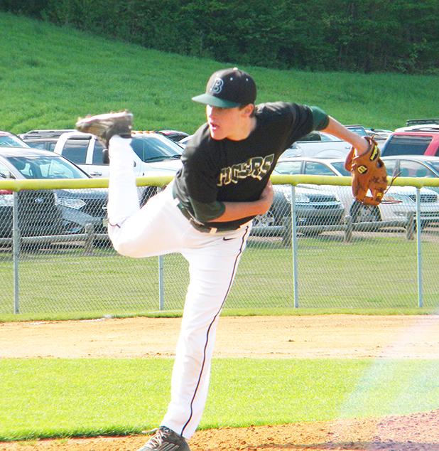 Pitcher Ian Clark led in strikeouts for the night with 11.