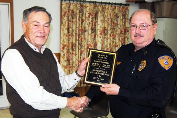 Toone police chief honored Article Image Alt Text