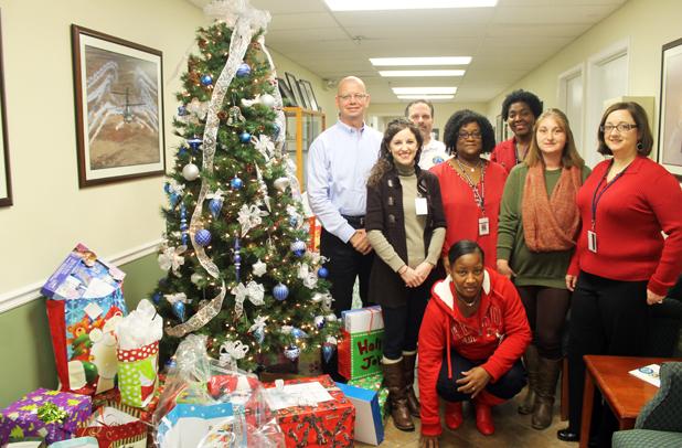 Kilgore employees rallied behind abused and neglected children of the county who may not otherwise have Christmas and sponsored the children from The Carl Perkins Center as a way to ensure the children have Christmas this year. 