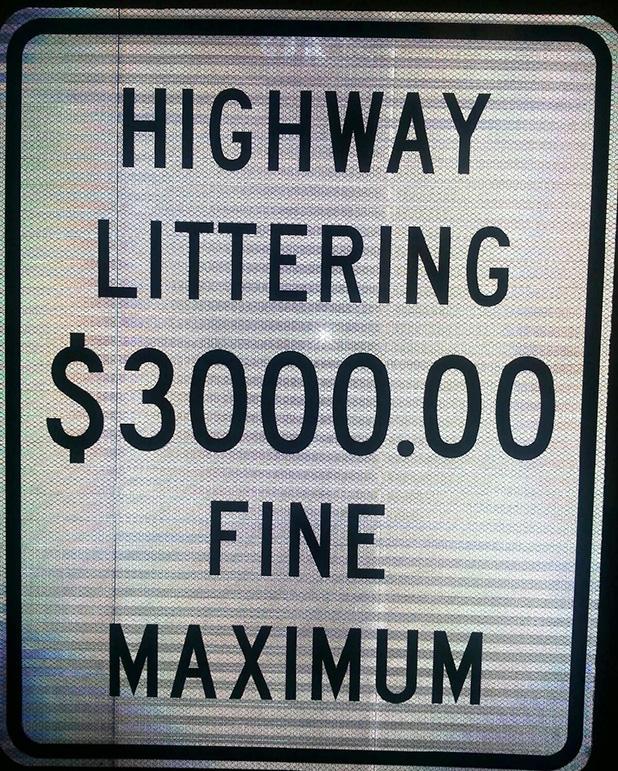 Middleton is now installing new road signs received from TDOT. Violators may be  surprised to find that the fine for littering has tripled.    