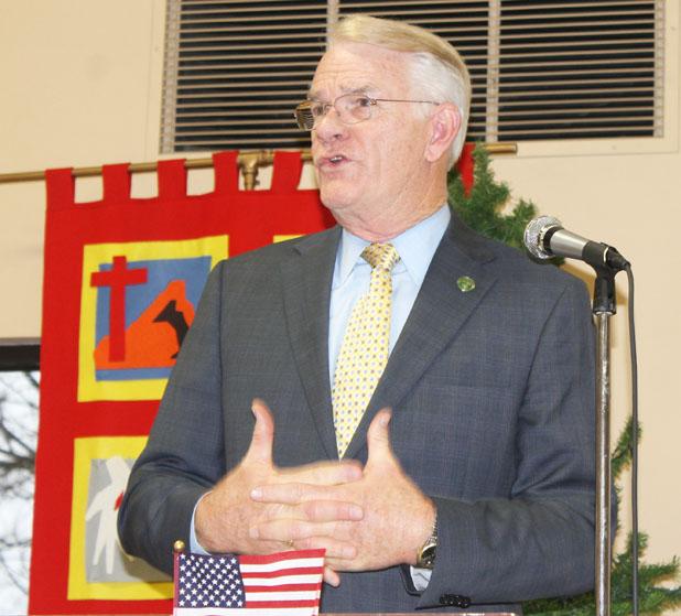 Shelby County Mayor Mark Luttrell challenged elected and appointed officials of Hardeman County to serve and respect the voters and treat others civilly. 