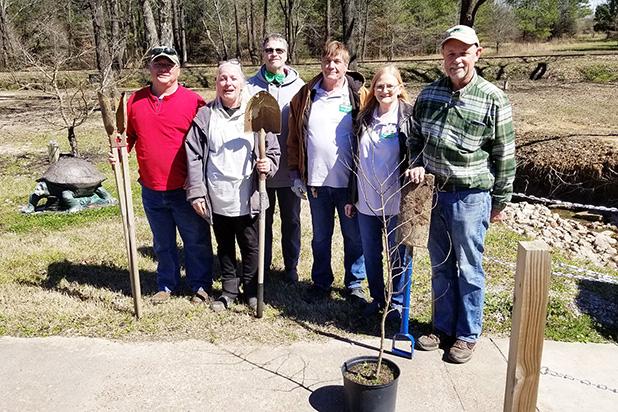 Hardeman County Master Gardeners Add to Arboretum Master Gardeners in the picture left to right: Mike Abston, Carol Murphy, Gary Barrowclough, Larry Lowrance, Annette Lowrance, Lee Sammons UT Extension Agent.