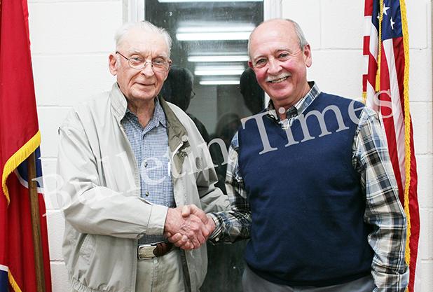 Middleton Honors Longtime Citizen Middleton Mayor Jackie Cox (right) with McNeely.
