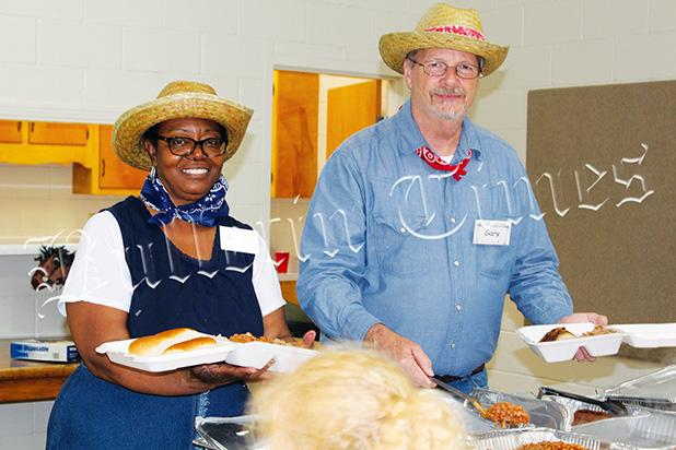 Civitans Get Their Jamboree On Middleton Civitan President Gary Barrowclough with treasurer Ramona Spencer who planned the event.