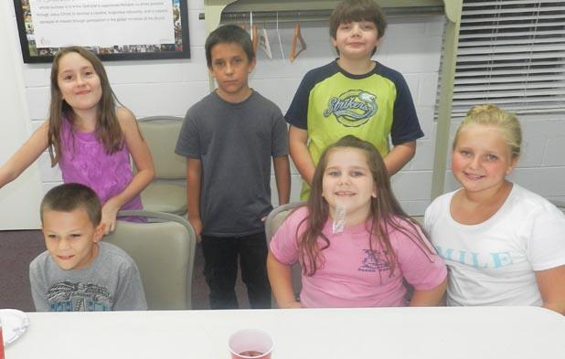 Students join youth ministry Elementary School students attending the New Middleton United Methodist Church youth ministry program are seated (l-r): Noah Seever, Addie Cumberland and Mollie Harbin. Standing (l-r): Hazel Seever, Jacob Cleek and Cooper Cumberland. Students are taught in one group regardless of age. “This is not a routine Bible study. We are concentrating on strengthening our faith through discipleship,” said David Harstin, Pastor.