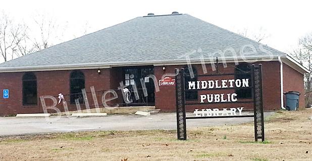 Middleton receives donation for library Article Image Alt Text