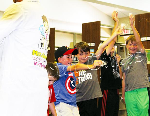 Bond...That Science Guy...Bond Noah Mehr, Kaigan Simmons, Reid Nuckolls, Cael Stallings and Abram Anderson.