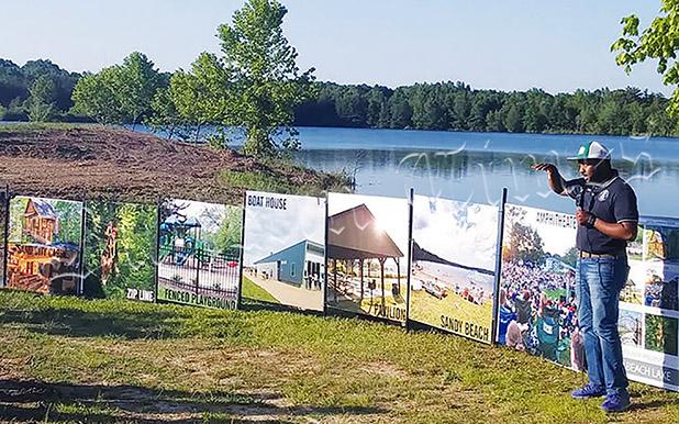 Sand Beach Lake Project Unveiled Photo by Nikki Williams.