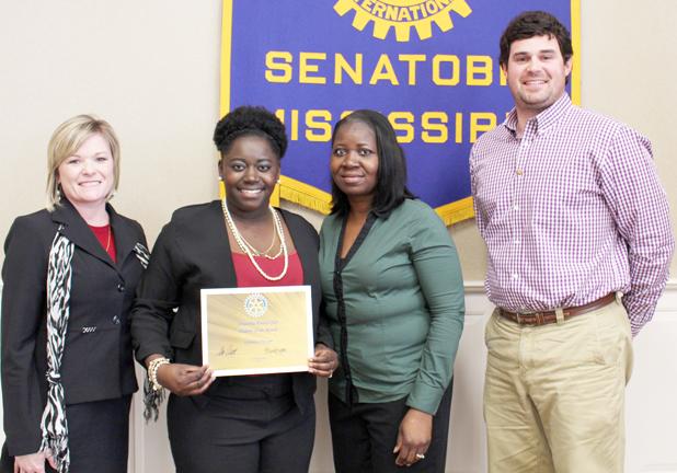 Taylor named Northwest Rotary Student of the Month Congratulating Taylor left to right are, Robin Douglas, assistant dean of Career, Technical and Workforce Education; her mother Tessie Williams and Scott Crockett, Rotary club president.