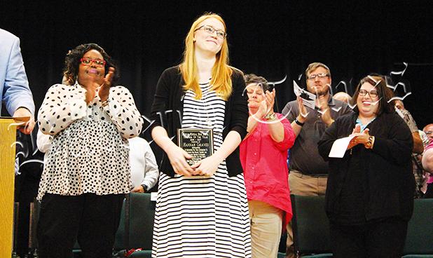 Graves Named Teacher of the Year at BCHS Bolivar Central English Teacher Hannah Graves was named the Teacher of the Year for the 2016-2107 school year.
