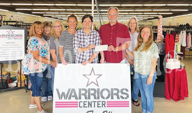 Warrior Center Receives Donation