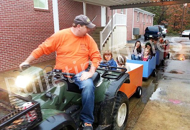West Memorial Baptist Church holds Fall Festival Children of West Memorial Baptist Church are treated to a “train ride” at the annual Fall Festival. The event featured eleven games and activities including face painting, balloon pop, and a cake walk.