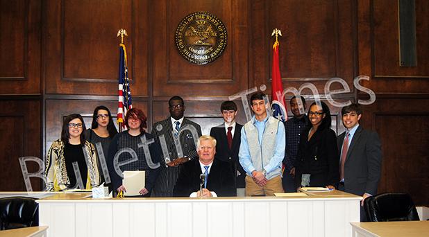 Hardeman County Youth Commission holds first meeting The Hardeman County Youth Commission (Front row): Hardeman County Mayor Jimmy Sain. Back row (l-r) Hannah Black (Bolivar), Isabella Cardenas (Middleton), Madison Darling (Middleton), Dalvin Elliott (Middleton), Dylan Stewart (Middleton), Klay Tucker (Bolivar), Kylan Herron (Bolivar), Adasia Jones (Bolivar), Blake Sain (Attorney, sitting in for Hardeman County Attorney Chip Cary.