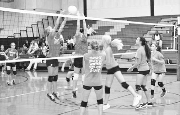 BCHS and MHS Lady Tigers competed in preseason volleyball scrimmage to test the skills they have been working on for their upcoming seasons.