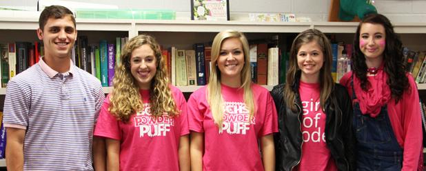 The Bolivar Central High School Book Club officers pictured (l-r): Historian Kaleb McKinnie, Vice-President Hannah Owens, President Carly Weems, Secretary Jessica Gibson and Sergeant-at-Arms Dallis Williams.