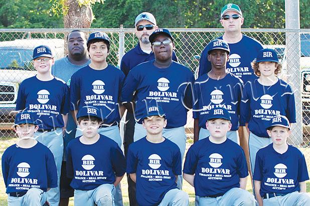 League Titles on the Line in Dizzy Dean Baseball Bolivar Insurance and Real Estate clinched the title with a win over The Bank of Hardeman County on May 23.