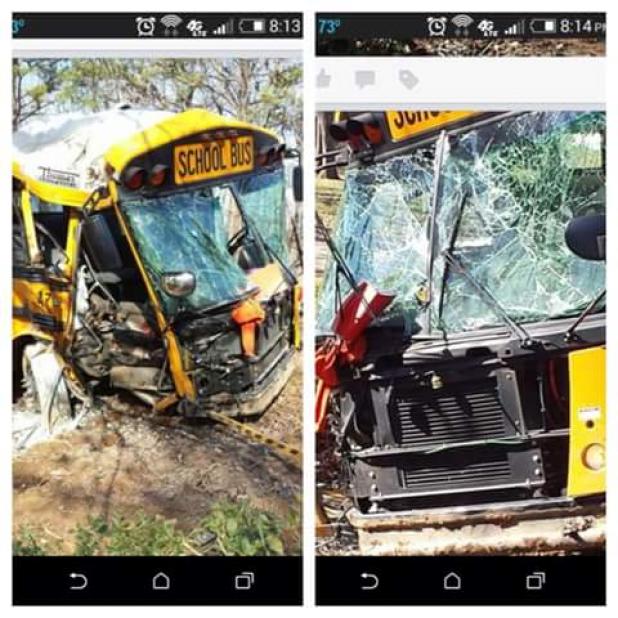 A bus accident on Holder Road on Monday afternoon sent the driver, Keith Cabanaw, to the hospital but reports are Cabanaw had minor injuries and is doing okay. No cause of the accident has been released by authorities at this time. Article Image Alt Text