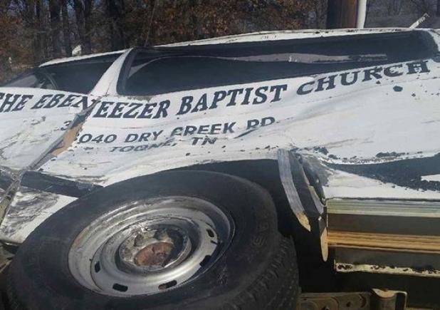 Passengers on a church van were sent to local medical facilities for treatment after their van rolled and hit a pole. Article Image Alt Text