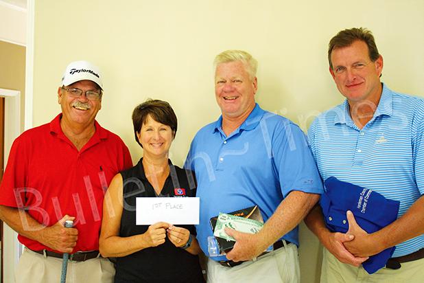 First place winners Richard Hazelwood, Kim Sain, Jimmy Sain, and John Lawrence.