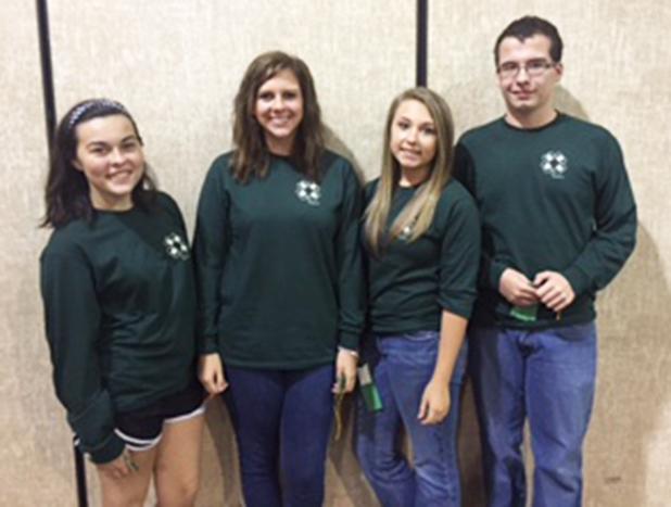 Hardeman County 4-H members compete at region Hardeman County Consumer Decision Making Team pictured (l-r): Hope Cody, Katie Harris, Allie Bromley, Jacob Bryant