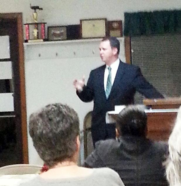 Ruritan Club hears about Hardeman County’s Drug Treatment Court Judge Boyette Denton address the Grand Junction Ruritan Club. He told the Club’s members,”Putting someone in jail for a drug problem does not solve the problem.”