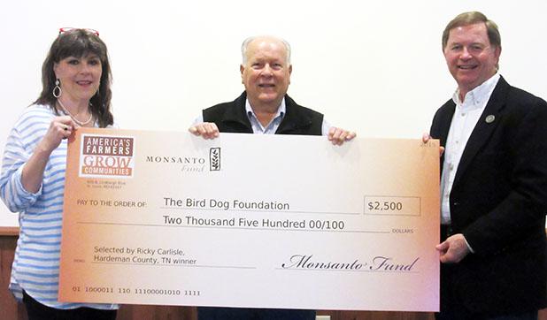Hardeman farmer directs funds to Bird Dog Foundation Article Image Alt Text