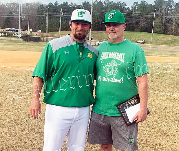 Head Coach Clint Barnes and Fulghum.